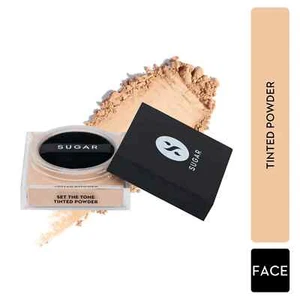 SUGAR Set The Tone Tinted Powder 15 Cappuccino (Light-Medium) (15gm) - Picture 1 of 3