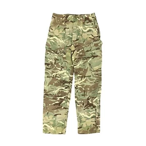Pantalones genuinos del ejército británico camuflaje multicámara excedente soldado 95 cadetes PIEZAS REINO UNIDO - Imagen 1 de 5