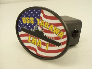 USS TARAWA LHA 1 Hitch Cover Military USN U S Navy - Picture 1 of 4