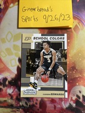 2019 Panini Contenders Draft Picks School Colors #29 Carsen Edwards Boilermakers