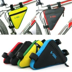 Telaio Bicicletta Triangolo Borsa Ciclismo Tubo Custodia Porta Sella - Foto 1 di 16