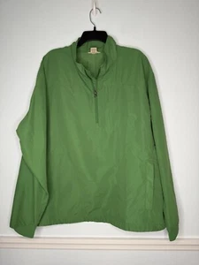 Chaqueta verde pulóver Duluth Trading cortavientos XL para mujer 1/4 cremallera manga larga - Imagen 1 de 3