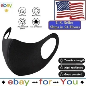 FACE MASK SINGLE LAYER FABRIC FASHION MASKS WASHABLE REUSABLE COTTON USA - Picture 1 of 10