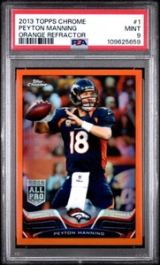 2013 Topps Chrome #1 Peyton Manning Orange Refractor PSA 9 ***HOF*** - Bild 1 von 2