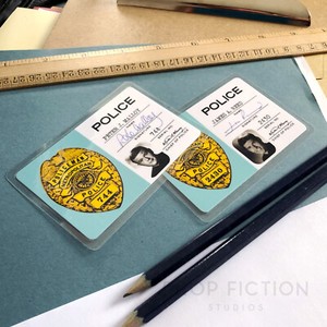 Adam-12 - Pete Malloy & Jim Reed Prop Officer Policeman Cosplay ID Cards