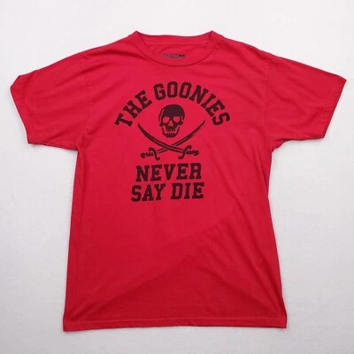 Camiseta The Goonies Never Say Die Roja Manga Corta Unisex Adulto Talla M Foto 1 de 4