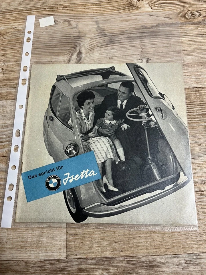 Folleto BMW Isetta motores bávaros obras folleto automóvil automóvil R Foto 1 de 1