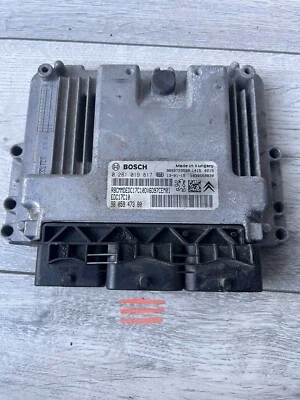 2013 PEUGEOT PARTNER 1.6 HDI БЛОК УПРАВЛЕНИЯ ДВИГАТЕЛЕМ ECU 9805947380 0281019817 - Изображение 1 из 2