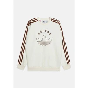 NWT adidas Originals Crew Junior Sweatshirt White Unisex Size Medium - Picture 1 of 6