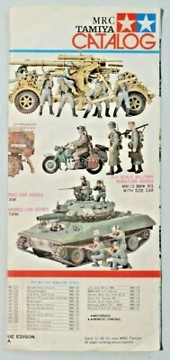 Vintage MRC Tamiya Catalog Dealer Product Sheet Japan Precision Model Kits A068 - Image 1 of 4