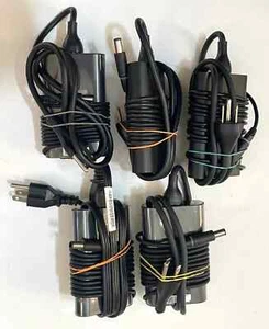 Lot of 5 DELL Laptop CHARGER - 65W / 19.5v AC Power Adapter HA65NM130/ LA65NM130 - Picture 1 of 11