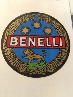 Benelli Reproduction Tank Decal Set Mini Bike Dynamo Decals Sticker - Image 1 of 4