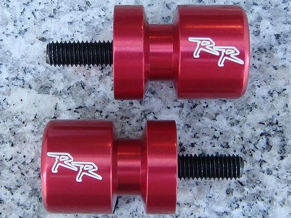 Honda CBR600RR CBR1000RR CBR 600RR 1000RR 600 1000 RR  RED SWINGARM SPOOLS - Image 1 of 1
