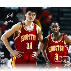 Yao Ming Houston Rockets Signed "HOF 16" 16x20 Photograph Photo USA SM BAS #10 - Picture 1 of 4