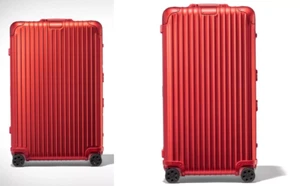 Rare) Brand New RIMOWA ORIGINAL Check-In L + Trunk Plus Suitcase Set - Scarlet N - Picture 1 of 1