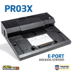 Dell E-Port Replicator Dock Station PR03X E6500 E6510 ATG E6520 E6530 E6540 - Picture 1 of 9