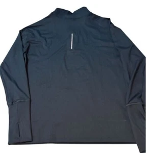 Nike Running Women's Zip-Up Pullover Small Long sleeve black 1/4 zip thumb hole - Picture 1 of 8