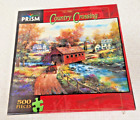 Prism 500 Piece Country Crossing Jigsaw Puzzle T.C. Chui 2000 19X14 Inch