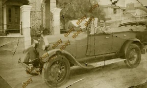 #49668 Greece 1920s. Car driver. Negative photo PC size RPPC. - Picture 1 of 5
