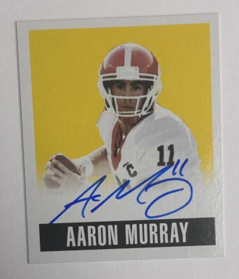 2014 Leaf Originals Aaron Murray Auto 27/99 #AM1 - Image 1 of 4