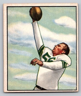 1950 Bowman - #76 - Bill Leonard - RC - Baltimore Colts - EX - F0611 - Image 1 of 2