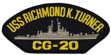USS RICHMOND K. TURNER CG-20 SHIP PATCH - GREAT COLOR - Veteran Owned Business