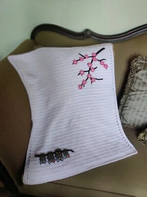 Розовое одеяло ручной работы для приема ребенка крючком  - Изображение 1 из 4