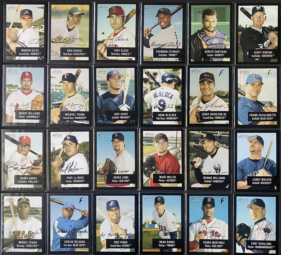 2003 Bowman Heritage - Facsimile Signature - #1-150 - Complete Your Set - U Pick - Image 1 of 1