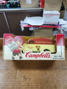 1995 Ertl Collectibles 1951 Campbell's GMC Panel Wagon 1:25 Scale Diecast BANK - Picture 1 of 3