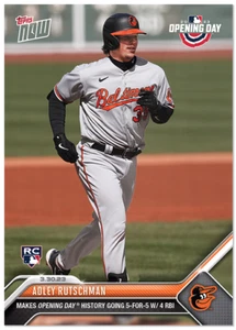 2023 Topps NOW Adley Rutschman Rookie Card # 4 Baltimore Orioles MLB - Picture 1 of 2
