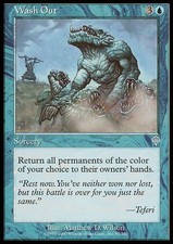 Wash Out ~ Heavily Played Invasion MTG Magic UltimateMTG Blue Card