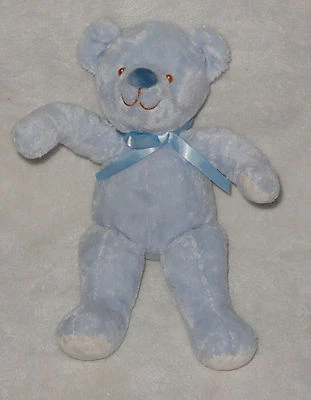 Плюшевая игрушка Douglas Cuddle синий плюшевый медведь погремушка 11 дюймов мягкая детская игрушка - Изображение 1 из 2