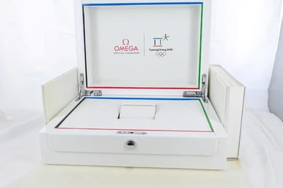 Omega Olympics Official Timekeeper Wristwatch Box Pyeongchang 2018 - Image 1 of 4