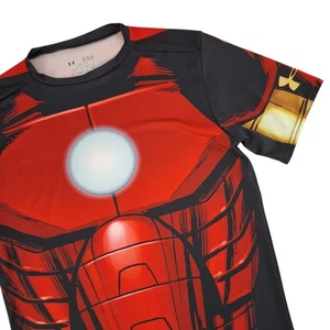 Under Armour Marvel Iron-Man Compression Shirt Mens XL 2013-2014 Stark 1246520 - Picture 1 of 17