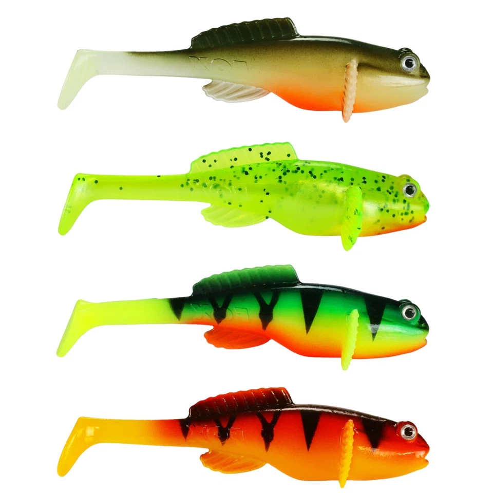 Fox Rage Grondle Wobble Grundel Gummifische Kustköder Raubfisch 10cm - Bild 1 von 1