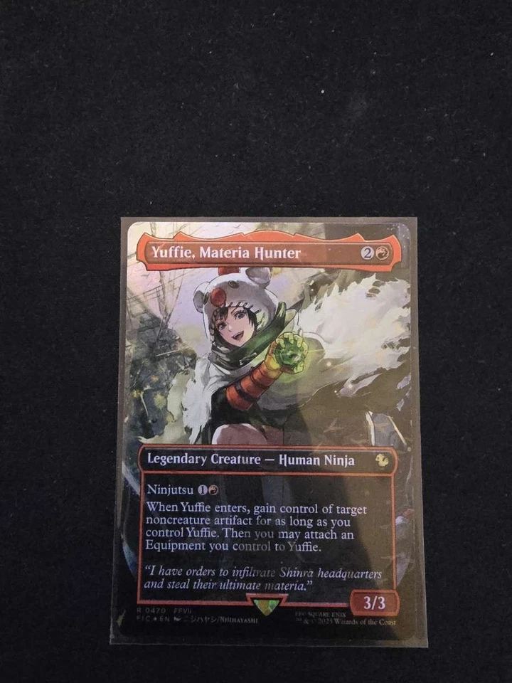 Yuffie Materia Hunter Chocobo Track Foil Final Fantasy MTG Magic NM - Image 1 of 1