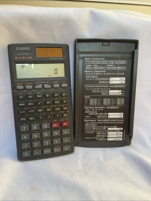 Vintage Casio FX-85WA  Scientific Calculator Solar Power Working Retro  - Image 1 of 4