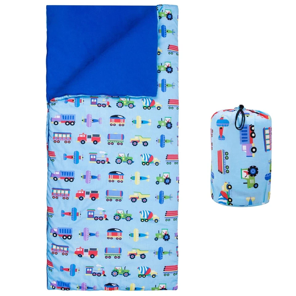 Saco de dormir para niños - Diseño enrollable con bolsa de almacenamiento para escuela, viaje y campamento... Foto 1 de 4
