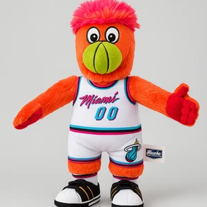 Bleacher Creatures NBA Burnie Mascot Plush 10” – Miami Heat Official 2024 - Picture 1 of 6