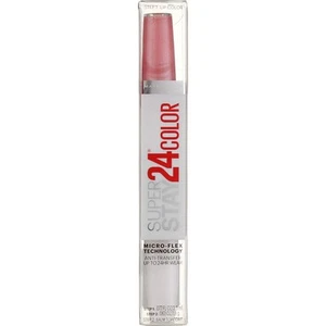 Confezione da 3 rossetti liquidi Maybelline Super Stay 24 2 passaggi, così rosa perlato 110, 0... - Foto 1 di 5