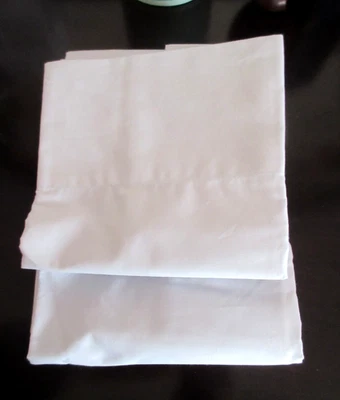 Павлин переулок 100% хлопок сатин Baby синий два стандарт наволочки новый без ЯРЛЫКОВ - Изображение 1 из 4