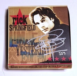 Rick Springfield REAL SIGNED / #'ed The Day After Yesterday CD JSA COA 559/2500 - Picture 1 of 4