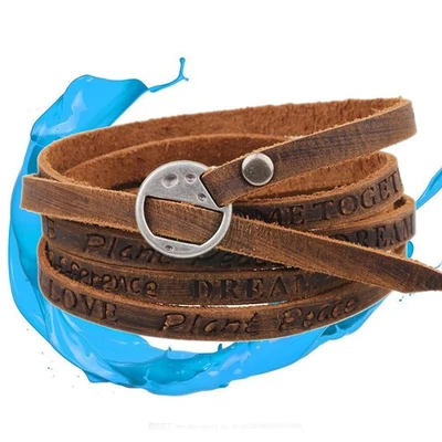 Armband Wrap Vintage Armband Manschette für Kinder Jungen Männer Frauen Frauen - Bild 1 von 4