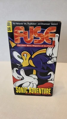 Fuse VHS Magazine #1 Sonic Adventure Legend Zelda Game Preview 1998 Tested ✔️ EX - Image 1 of 4