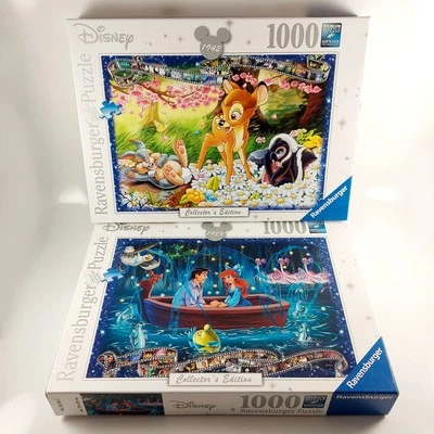 Ravensburger Disney Jigsaws, Puzzles, Bambi & Ariel, Collector's Edition - Image 1 of 4