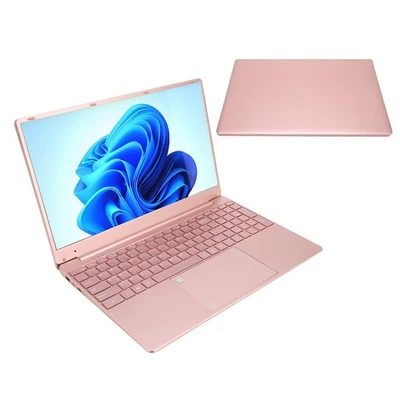 Rosa 15 6 Zoll Laptop 1920x1080 HD Finger Abdruck Entsperren Laptop-Computer - Bild 1 von 4