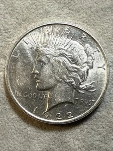 1922 Peace Dollar AU Almost Uncirculated Condition Nice Coin See Pics 7002 - Bild 1 von 13
