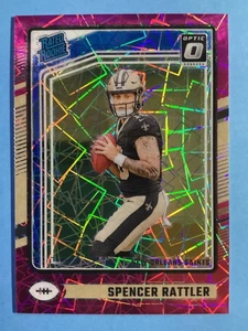 2024 Panini Optic Rated Rookie Spencer Rattler /80 !! Pink Velocity #289 - Picture 1 of 2