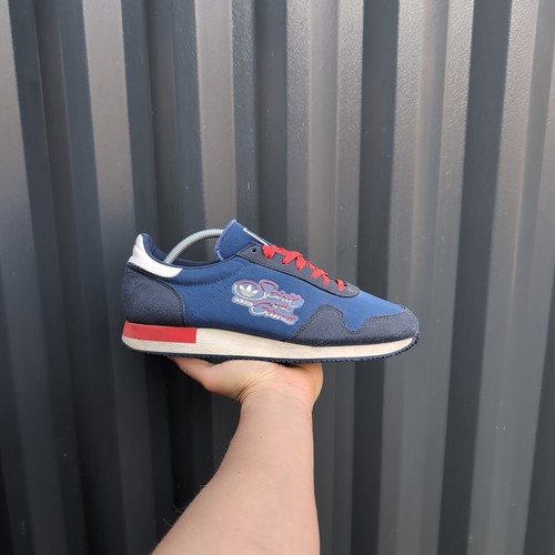 UK 9.5 Scarpe da ginnastica Adidas Originals Spirit Of The Games Navy Runner da uomo EF5719
