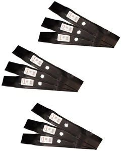 Rotary® 11595 9 Mower Blades for John Deere® Windsor® 48" Deck - Picture 1 of 6